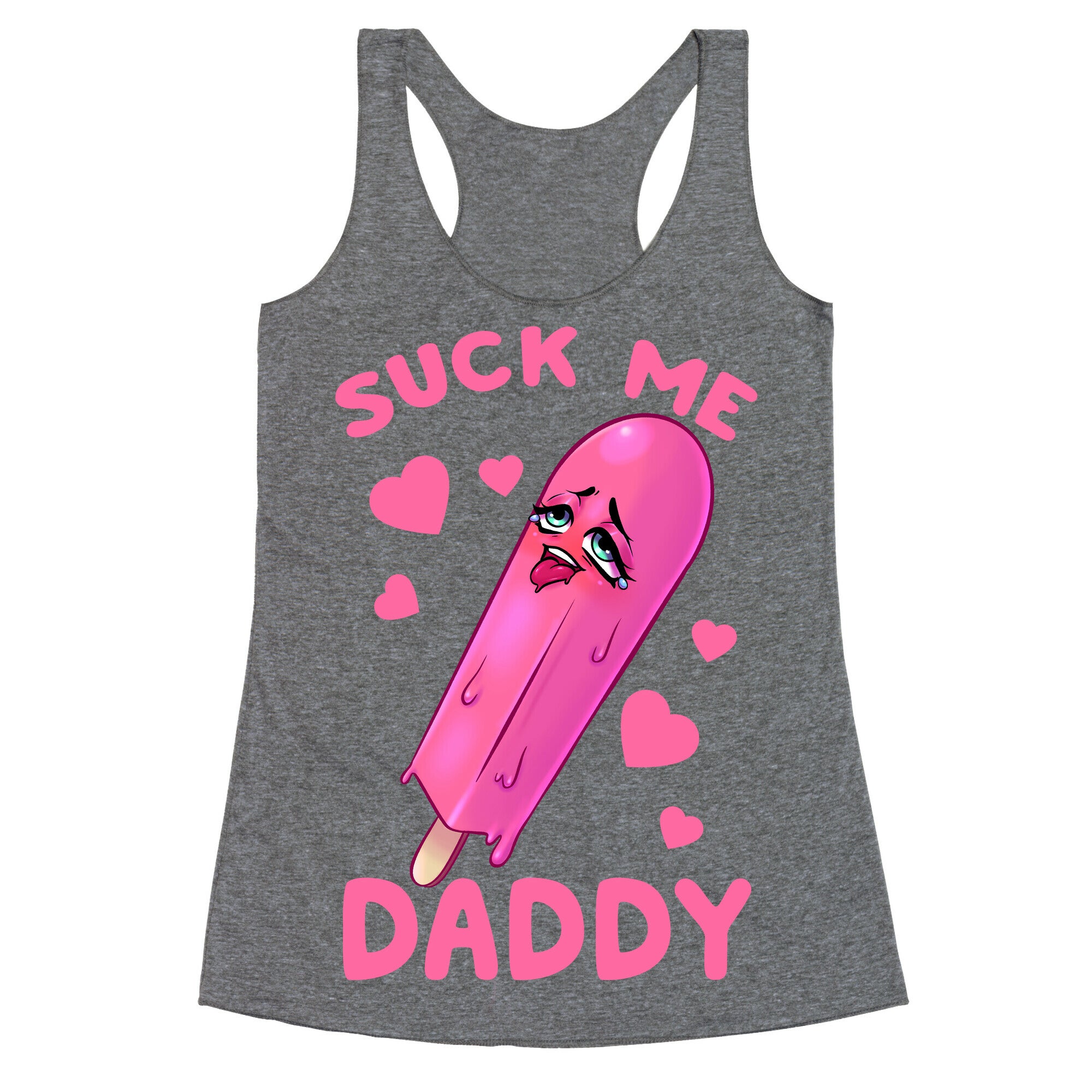Suck Me Daddy Racerback Tank
